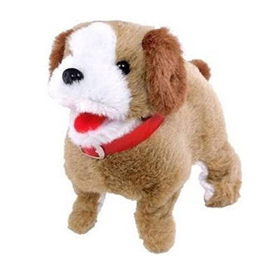 Interactive Battery Powered Walking Jumping Flipping Barking Soft Plush Dog Toy