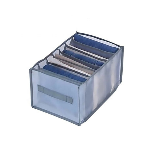 Foldable Divided Mesh Closet Storage Organiser for Clothes